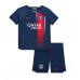 Paris Saint-Germain Replika Babykläder Hemma matchkläder barn 2023-24 Korta ärmar (+ Korta byxor)